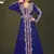 Navy Blue color Full Sleeves Handmade Moroccan Kaftan