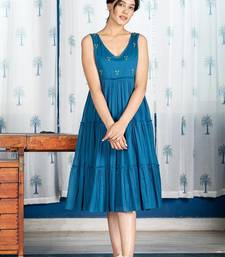 Women's Reyon Printed Kurti Dress for Women
