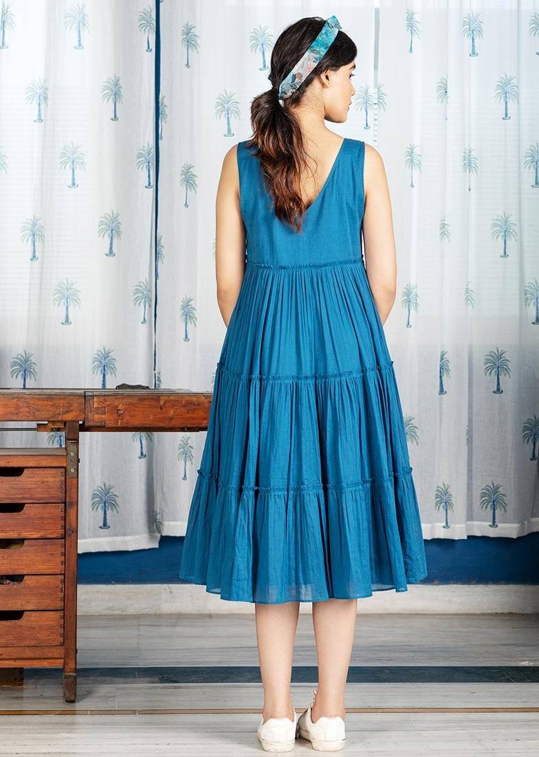 Women's Reyon Printed Kurti Dress for Women