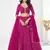 Pink Georgette Badhani Printed Heavy Looks Bridal Lehenga For Ceremonial Looks