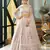 Beige Net Embroidery Work Heavy Graceful Looks Beautiful Wedding Ceremony Lehenga Choli
