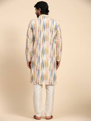 Multi color viscose cotton digital print kurta  2