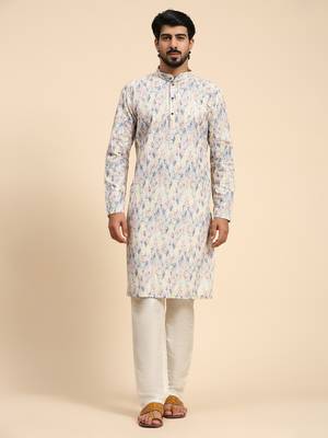 Multi color viscose cotton digital print kurta  1