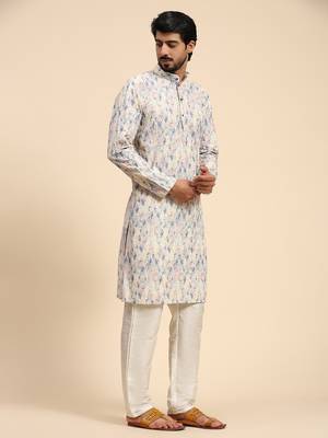 Multi color viscose cotton digital print kurta  3