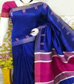 Bhagalpuri Pure Raw Silk Saree With Blouse 