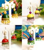 Quilled hanging  jhumkas 2