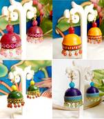 Quilled hanging  jhumkas 7