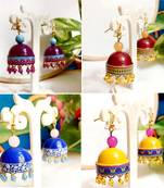 Quilled hanging  jhumkas 8