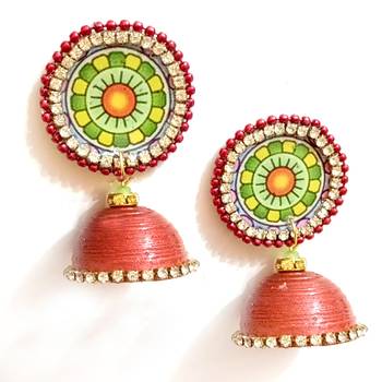 Quilled jhumkas  5 1