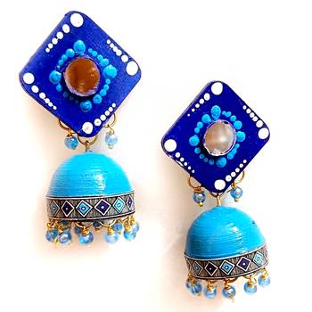 Quilling jhumkas  2 1