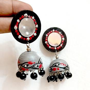 Quilling jhumkas  3 2