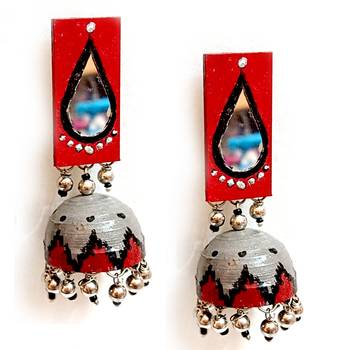 Quilling jhumkas  4 1