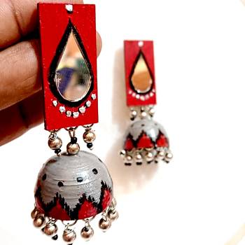 Quilling jhumkas  4 2