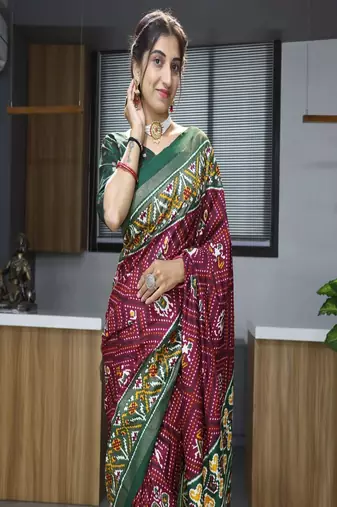 New Arrival Soft Tussar Silk Blend Saree