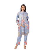Jaipur rang powder blue floral co-ord set