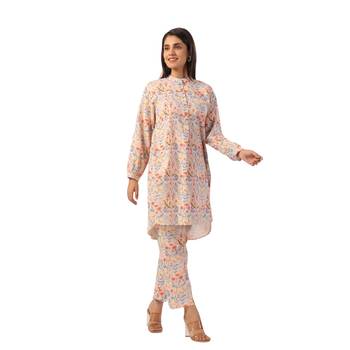 Jaipur rang small floral jaal co-ord set 4