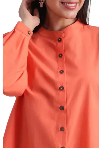 Jaipur rang tangarine  co-ord set