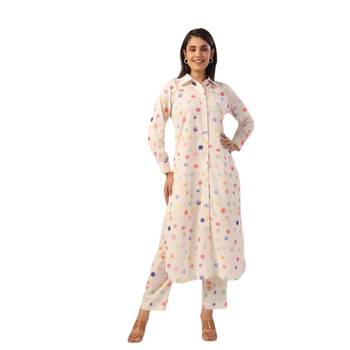 Jaipur rang polka dot kurta set 1