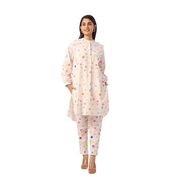 Jaipur rang polka dot co-ord set 1