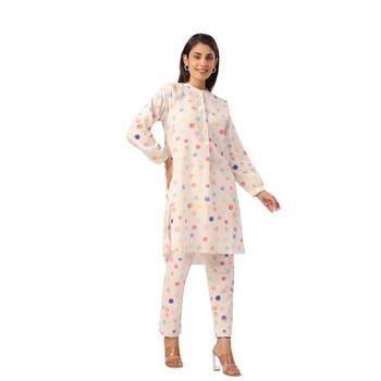 Jaipur rang polka dot co-ord set 3