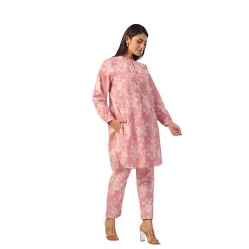 Jaipur rang onion pink co-ord set 4