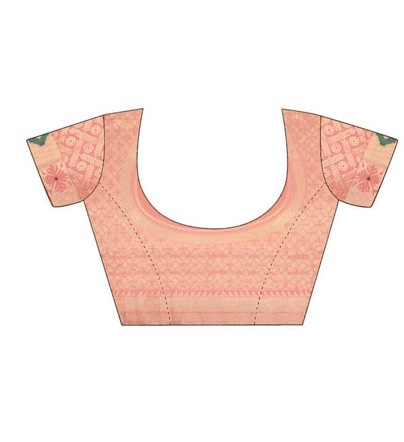 Riva Enterprise Women's Art Silk With Ethnic motif Woven Design saree with woven design border