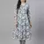 Grey printed cotton kurta set
