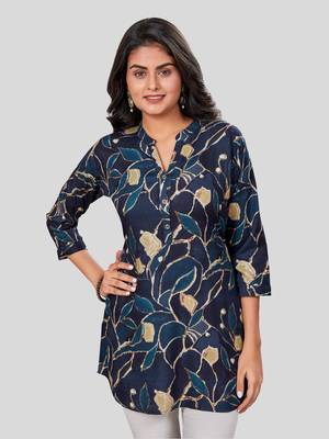  rayon printed short kurti 1