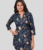 Saree swarg rayon printed short kurti