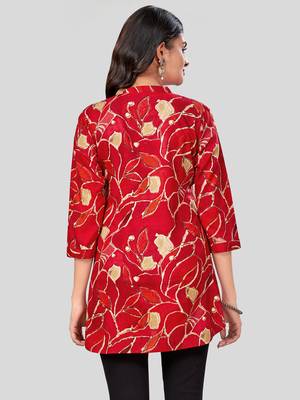  rayon printed short kurti 2