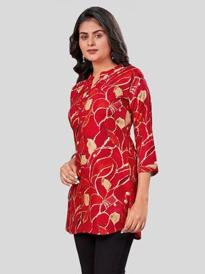  rayon printed short kurti 4