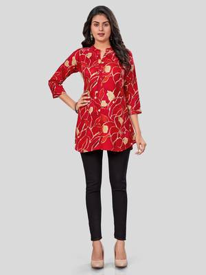  rayon printed short kurti 5
