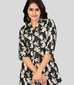 Saree swarg crepe printed short kurti