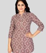 Saree swarg crepe printed short kurti