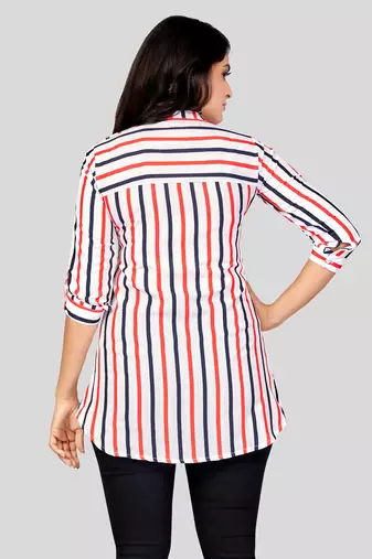  crepe printed short kurti