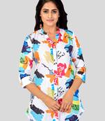 Saree swarg crepe printed short kurti