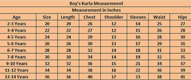 Blue plain cotton silk boys kurta pyjama