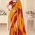 Yellow Chiffon Bandhej Printed Sari,Saree With Unstitched Blouse Piece