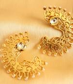 Lovely Goldplated Designer Party Wear Earrings