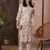 Hand Embroidered White Cotton Lucknowi Chikankari Indian Women Co-Ord Set