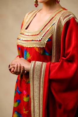 Suit with palazzo, dupatta 3