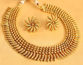 Beautiful Antique Floral Necklace Set Dj10669 1