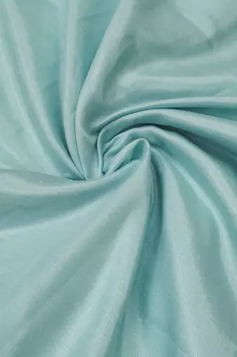 Women's sea green sequence work premium roman silk dress material