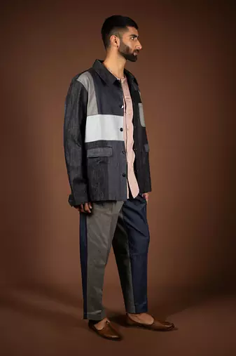 Multicolor denim jacket