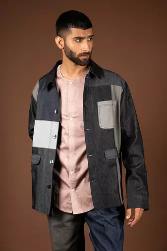 Multicolor denim jacket