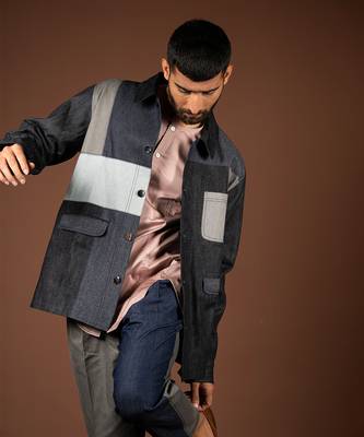 Multicolor denim jacket 4