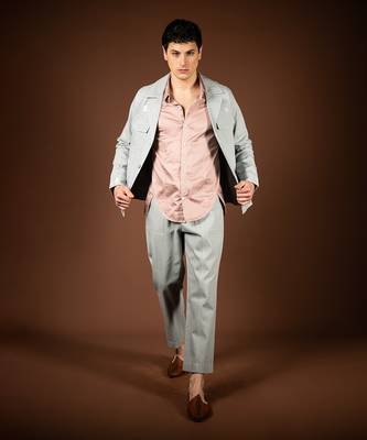 Ice blue denim jacket 2