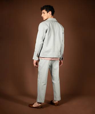 Ice blue denim jacket 3