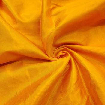 Women's yellow fancy print and royal border modal cotton dress material 3