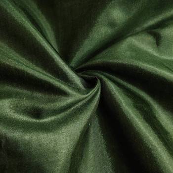 Women's green position work viscose organza dress material 3